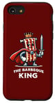 Coque pour iPhone SE (2020) / 7 / 8 Barbeque King Citation humoristique pour les amateurs de barbecue