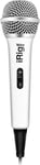 IK Multimedia iRig Voice Handheld Microphone for iOS and Android - White