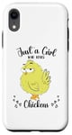 iPhone XR Just a Girl Who Loves Chickens Yellow Lover Women Girls Case