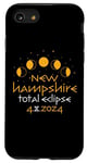 Coque pour iPhone SE (2020) / 7 / 8 Éclipse solaire totale du New Hampshire 2024 Éclipse solaire NH