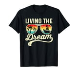 Living The Dream Ocean Cruise Vacation Cruising Retirement T-Shirt