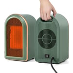 Chauffage d'appoint Electrique Portable,Petit Radiateur Soufflant Economie d'énergie ptc Ceramique,Silencieuse Chauffage