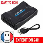 1080P HD SCART PERITEL VERS HDMI Convertisseur TV Vidéo Audio Adaptateur