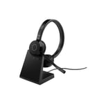 Headset - Bluetooth - trådlöst - USB-A via Bluetooth-adapter - Jabra - Jabra Evolve 65 TE Stereo - Headset - on-ear