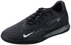 NIKE Men's Phantom Gx Academy Ic Sneaker, Black Summit White Dk Smoke Grey, 9.5 UK