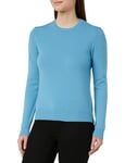 United Colors of Benetton Women's Jersey G/C M/L 1002d1k01 Sweater, Light Blue 0r9, XL