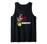 "Tally The Elf NAWDY!" Innocent Funny Christmas Holiday Tank Top