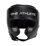 One Athletic UNDISPUTED Cheek Sparring Head Guard, Large/X-Large, Black