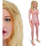 Poupée sexuelle gonflable trans suceuse blonde Nadia