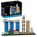 LEGO Architecture Skyline Collection: Singapore 21057 Building Kit; Collectible Display Model for Adults (827 Pieces)