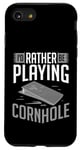 Coque pour iPhone SE (2020) / 7 / 8 Jeu de cornhole amusant lancer compétition sportive