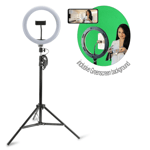 XL Tripod Selfie Ring Light LED & Green Screen