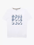 HUGO BOSS Kids' Logo T-Shirt, White