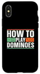 iPhone X/XS How To Play Dominoes Domino Game Lover Game Tile Dominoes Case