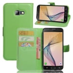 Galaxy A5 2017      Pu Wallet Case    [Green]