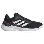 adidas Homme Novaflight Volleyball Shoes Sneakers, Core Black/FTWR White/Solar Red, 38 EU