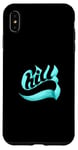 Coque pour iPhone XS Max Graphique de couleur Turquoise Chill Turquoise