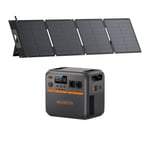 BLUETTI AC270P Professionell elstation med 120W solpanel, 2073,6Wh, 2*CA 2700W Solar Generator Kit