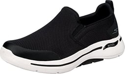 Skechers Homme Go Walk Arch Fit Togpath Slip on, Noir/Blanc, 42 EU