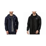 Regatta Mens Pack-It III Waterproof Packaway Jacket - Navy - L & Mens Pack-It III Waterproof Packaway Jacket - Black - L