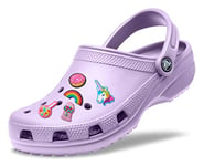 Crocs Classic U, Sabots Mixte Adulte, Violet (Lavender), 41/42 EU Shoe Charm 5-Pack | Personalize with Jibbitz for, Breloques de Chaussure Mixte Adulte, Everything Nice, Taille Unique