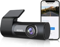 Car Camera Dash Cam 2K 1440P Full QHD Dash Camera 30fps - Voice Control, 360° Rotating Body, 145°Wide Angle Dashcam, WDR with Super Night Vision, 24H Parking Monitoring and G-Sensor, D6