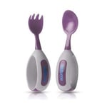 Kidsme Sked & Gaffel set - Plum