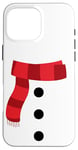 Coque pour iPhone 16 Pro Max Joli costume de bonhomme de neige blanc pour enfants et tout-petits