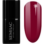 Semilac UV Hybrid Hottie Gel neglelak Skygge 071 Deep Red 7 ml