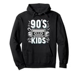 90s Kids Funny Millennials Boomer Cassette Tapes Vintage Pullover Hoodie