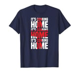 England It's Coming Home St George Cross Euro Football T-Shirt