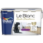 Dulux Valentine - Peinture Blanche Haute Resistance Velours Blanc 2,5 l