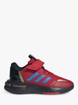 adidas Kids' Marvel Racer Trainers, Red/Royal Blue