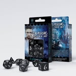 Classic RPG Dice Set: Black & White (7)