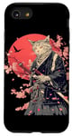 iPhone SE (2020) / 7 / 8 Cat Samurai Ninja Cat Samurai Art Ukiyo-e Case