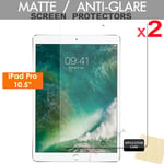 2x ANTIGLARE MATTE Screen Protector Cover Guard for Apple iPad Pro 10.5" Screen