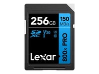 Lexar Minnekort | Profesjonell 800X Pro | 256 Gb | Microsdxc | Flash-Minne Klasse Uhs-I