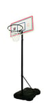 Sure Shot Little Shot Portable Basketball Hoop and Stand, White Backboard, Adjustable 1.6 m to 2.25 m