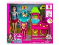 Barbie Skipper - Coffret Parc Aquatique avec piscine et toboggan - Poupees