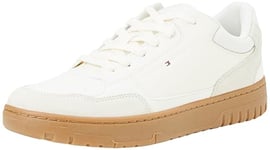 Tommy Hilfiger Men Trainers Shoes, White (Calico), 45