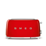 Smeg - 4 Slice Toaster Red - Paahtimet