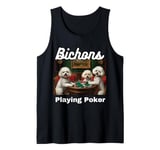 Dogs Playing Poker Bichon Frize Bichon Frize Dog breed Tank Top