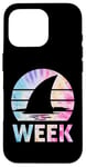 iPhone 16 Pro 2025 Week Retro Shark Fin Lover Sea Ocean Animal Summer Trip Case