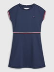 Tommy Hilfiger Branded Punto Dress S/S Twilight Navy