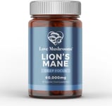 Love Mushrooms Lion's Mane Capsules, 60,000mg, 60 Mushroom...