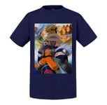 T-Shirt Enfant Naruto Uzumaki Kakashi Minato Ninja Manga