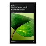 Abib Gummy Sheet Mask Heartleaf Sticker - 1 stk Hudpleie Ansiktsmaske Personlig pleie