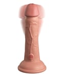 King Cock Elite - Lys Vibrerende Dual Density Silikondildo 15cm