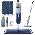 Spray Mop for Floor Cleaning with 3 Washable Pads Wet Dry Microfiber Floor Mop Sprays with 500 ml Refillable Bottle for House Kitchen Wood Floor Hardwood Laminate Ceramic Tiles Floor Dust Cleaning