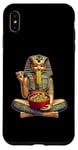 Coque pour iPhone XS Max Nouilles japonaises Pharaoh King Tut Ramen